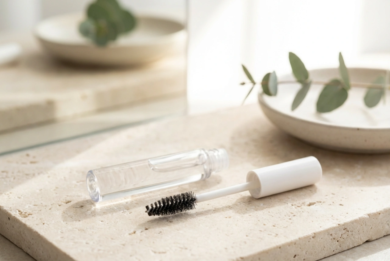 Gel à sourcils transparent : fixation naturelle et coiffage rapide