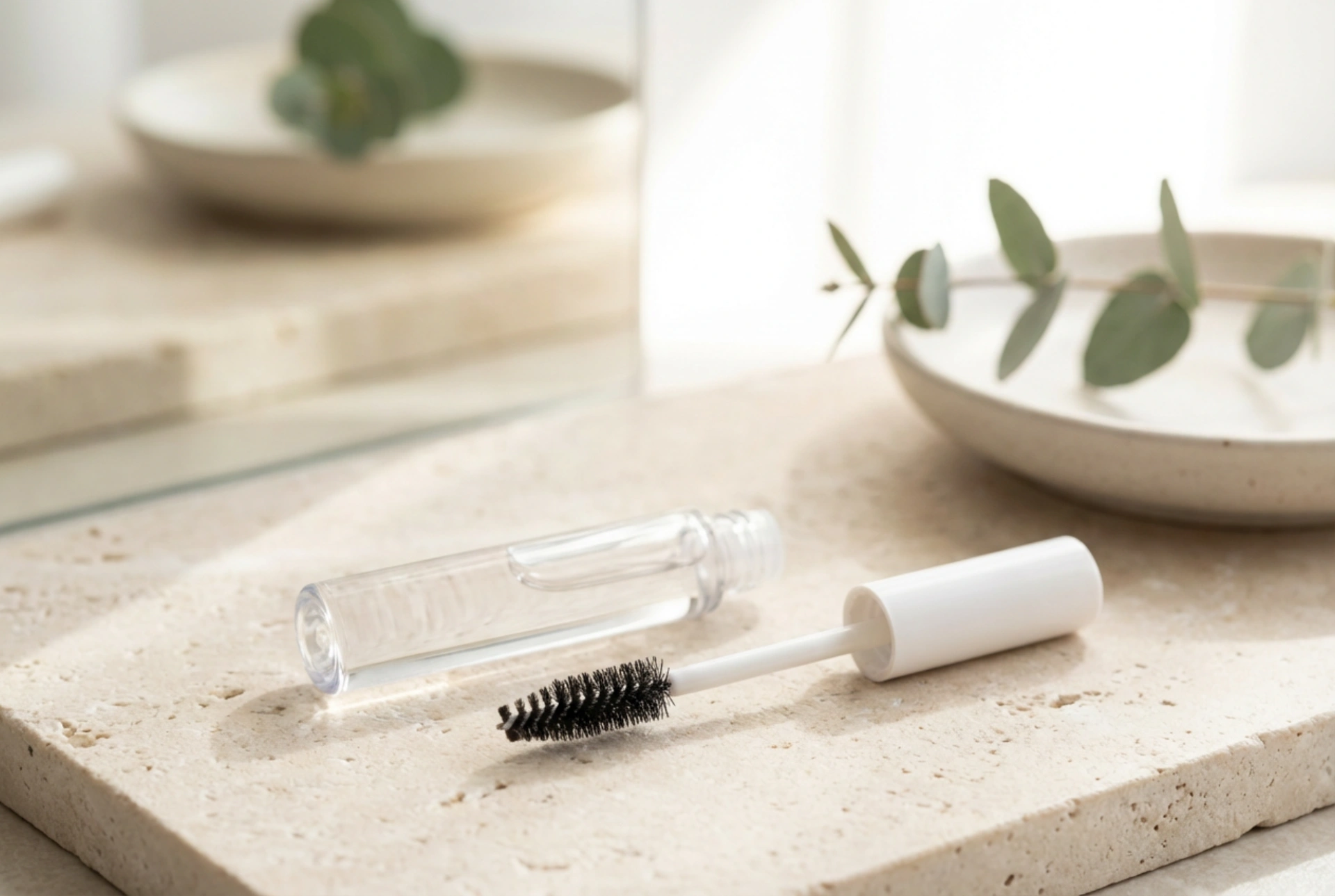 Gel à sourcils transparent : fixation naturelle et coiffage rapide