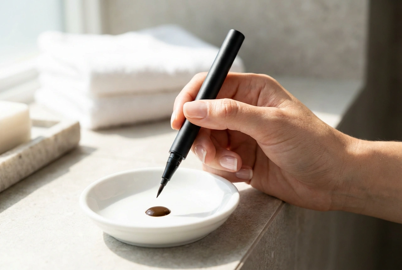 Coloration des sourcils : le henné pour sourcils en stylo, étape par étape
