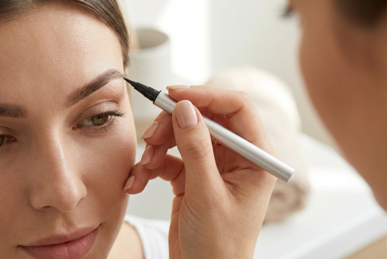 Stylo à sourcils : combler les manques avec précision, étape par étape