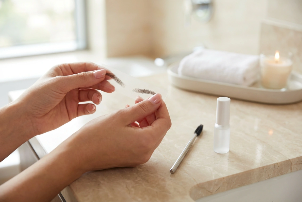 Sourcils adhésifs : comment choisir la forme et les appliquer durablement