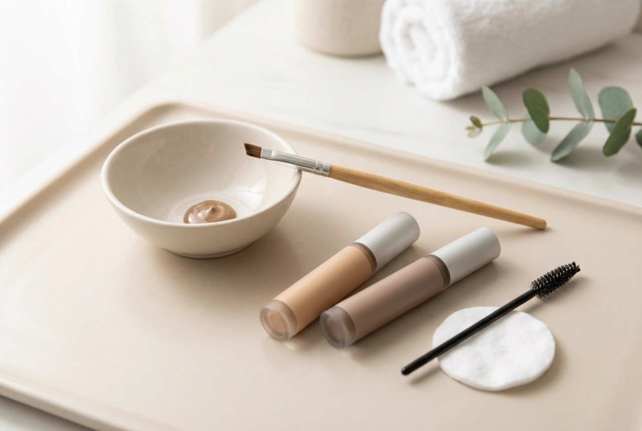 Henné pour sourcils et cils : préparation, application et maintien de l'effet