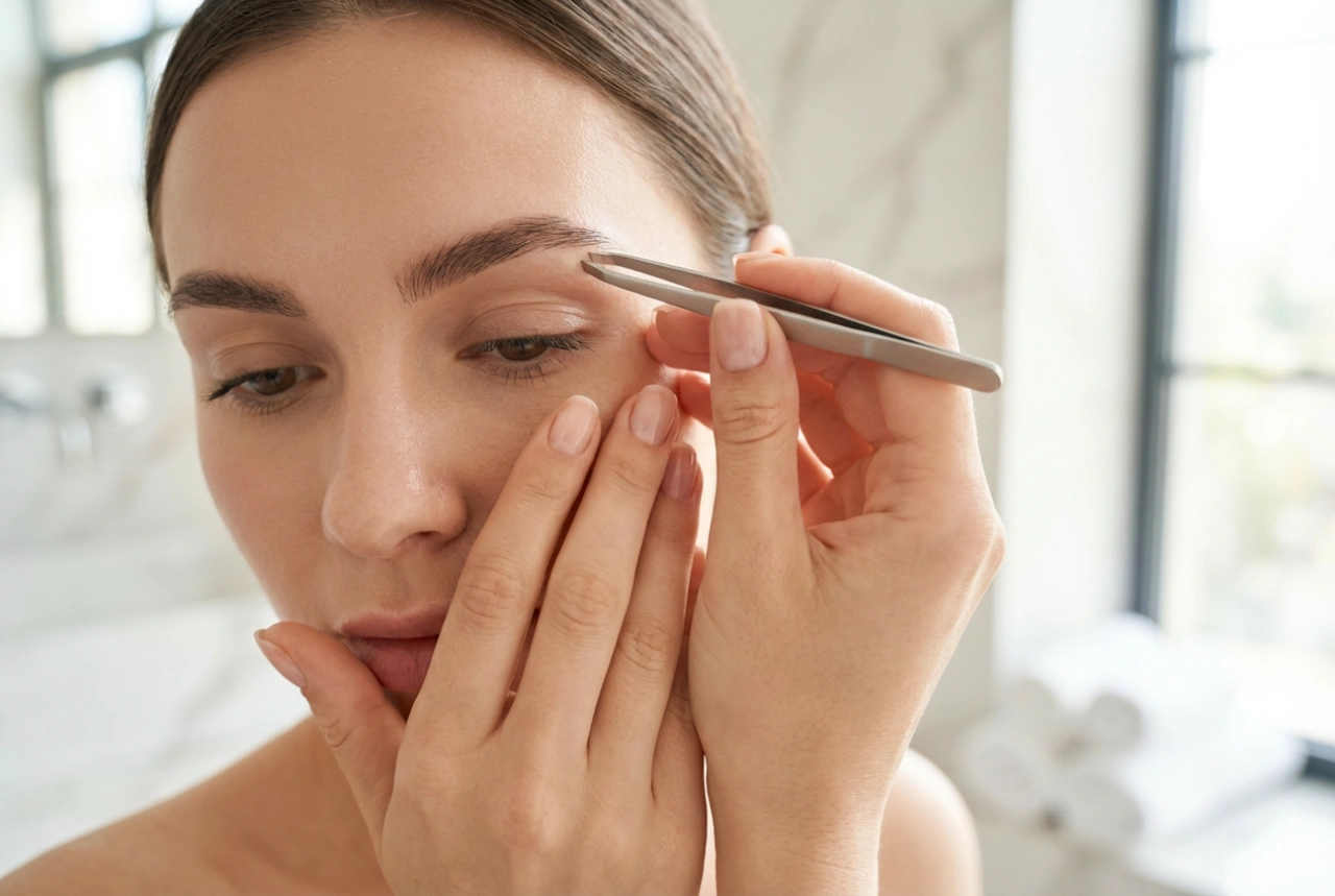 Épilation des sourcils à la pince : comment réduire la douleur et préserver la symétrie