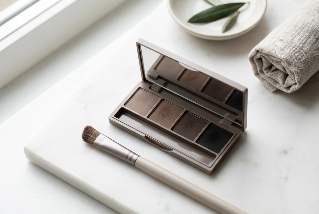 Palette à sourcils : techniques d'application et ombrage naturel