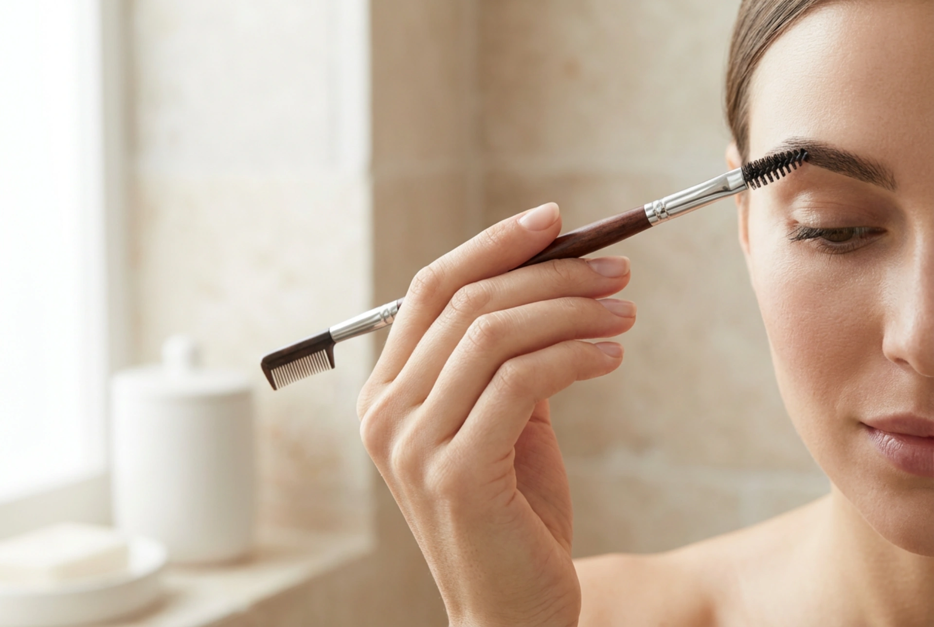 Peigne à sourcils et à cils : comment coiffer les poils et le combiner avec une brosse