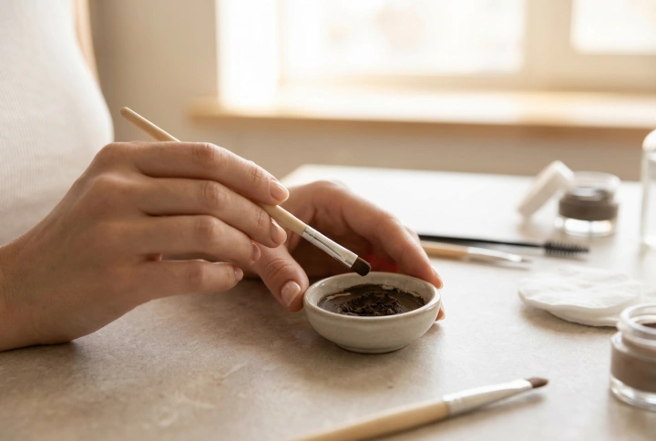 Kit de henné pour sourcils : préparation, application et retrait en toute sécurité