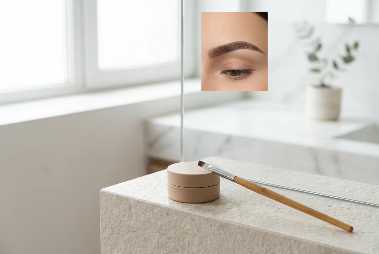 Correcteur pour sourcils : masquer les manques et définir l'arcade