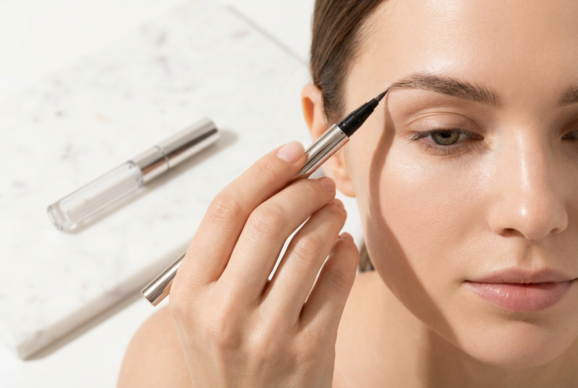 Liner à sourcils : comment dessiner des poils fins avec la méthode poil à poil pour un rendu naturel