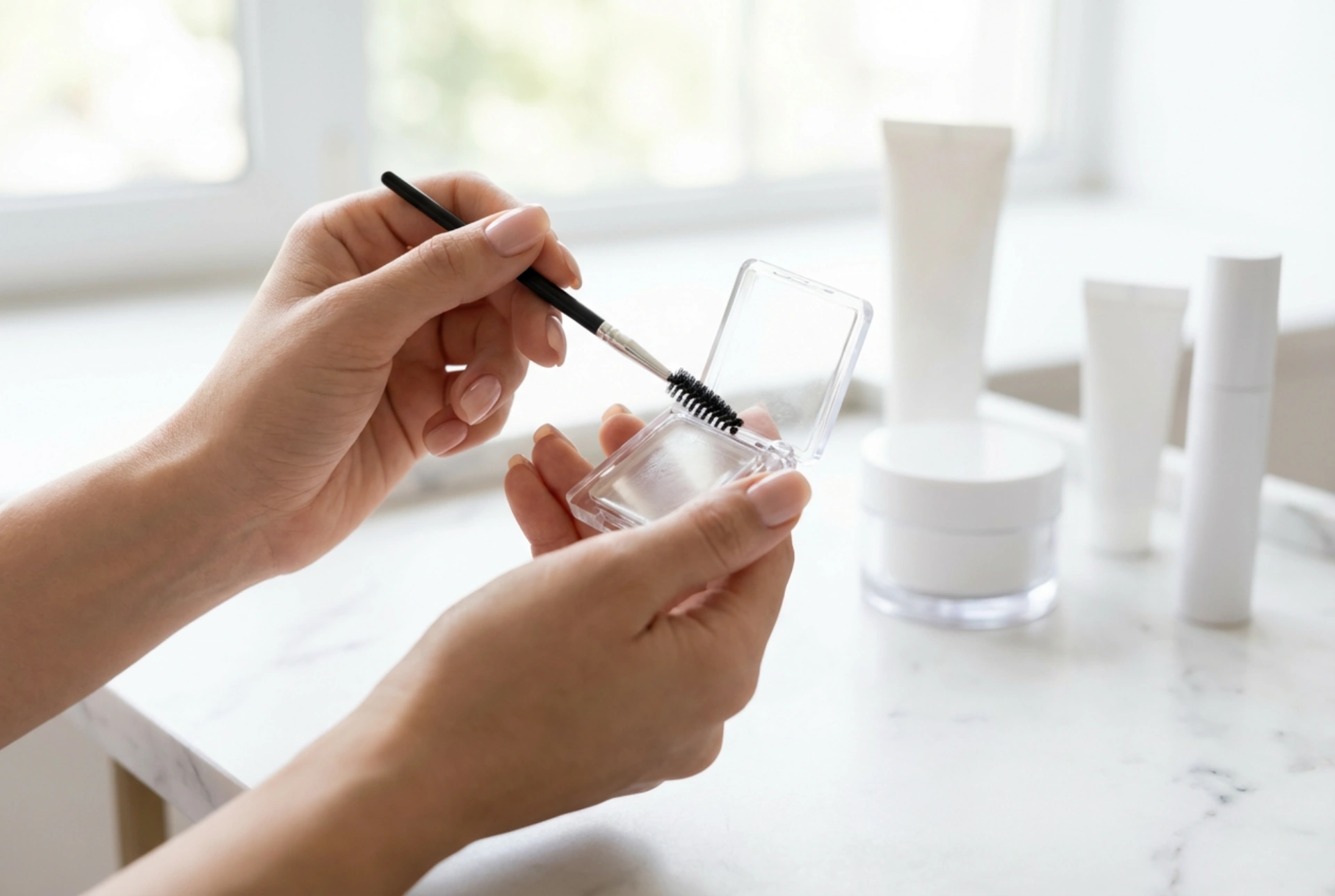 Savon à sourcils : préparation, application, fixation