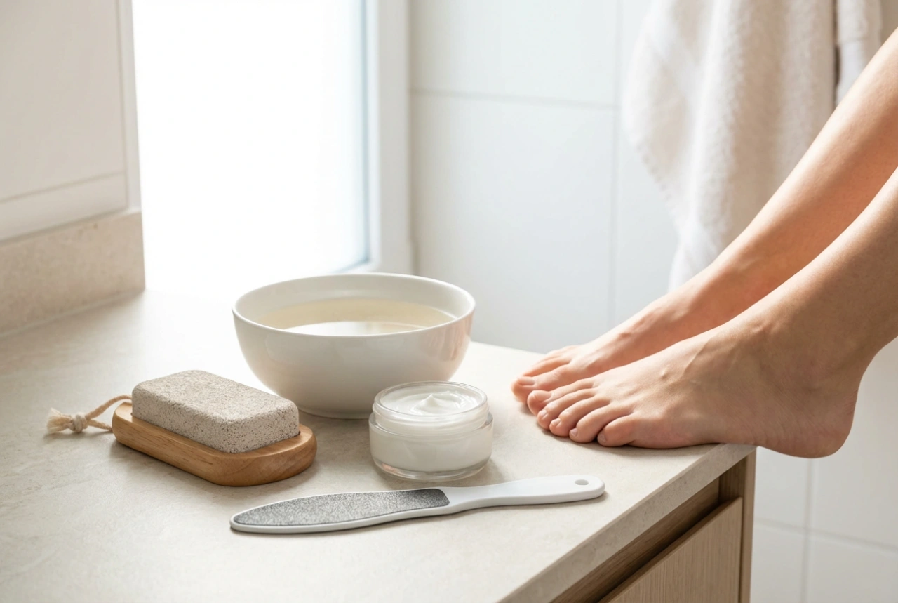 Lime pour les pieds : types, mouvements et hygiène pour une pédicure maison