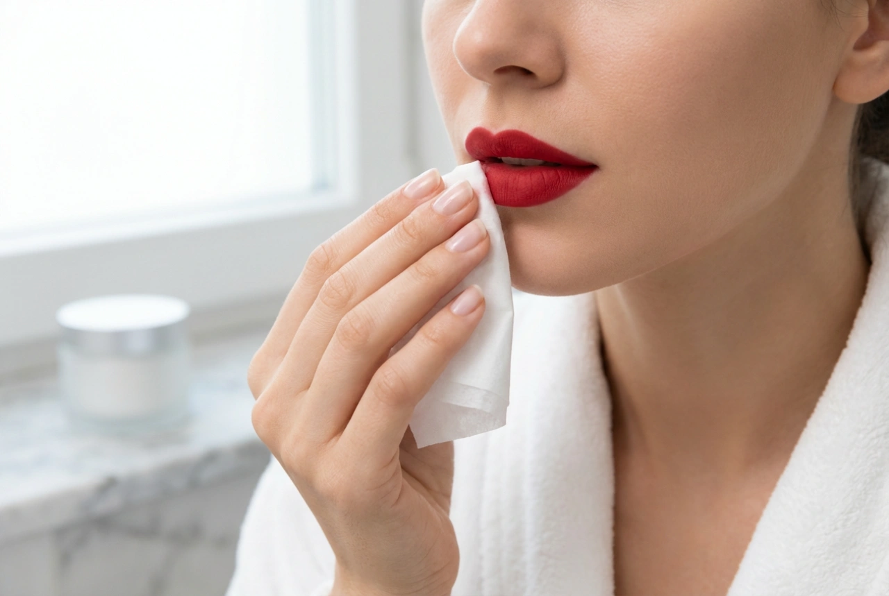 Rouge à lèvres mat sans traces : préparation des lèvres, application et retouches