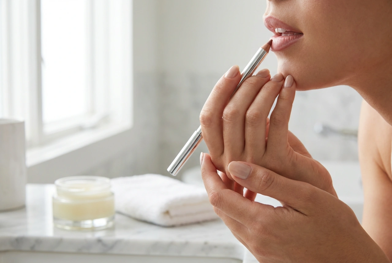 Crayon à lèvres longue tenue : comment dessiner un contour parfait et éviter les bavures