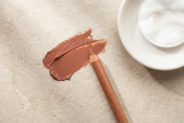Crayon à lèvres marron : contouring, remplissage et transitions douces