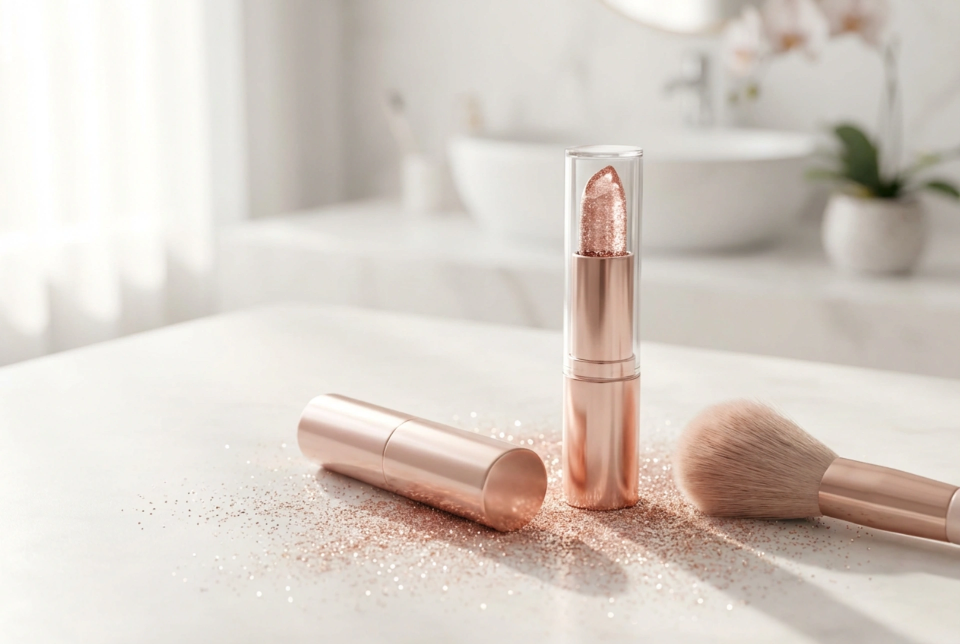 Rouge à lèvres pailleté : comment l'appliquer pour une brillance uniforme et durable