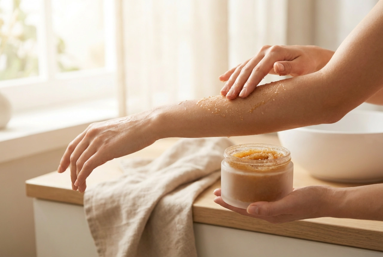 Gommage corporel à gros grains : quand l'utiliser et comment masser la peau