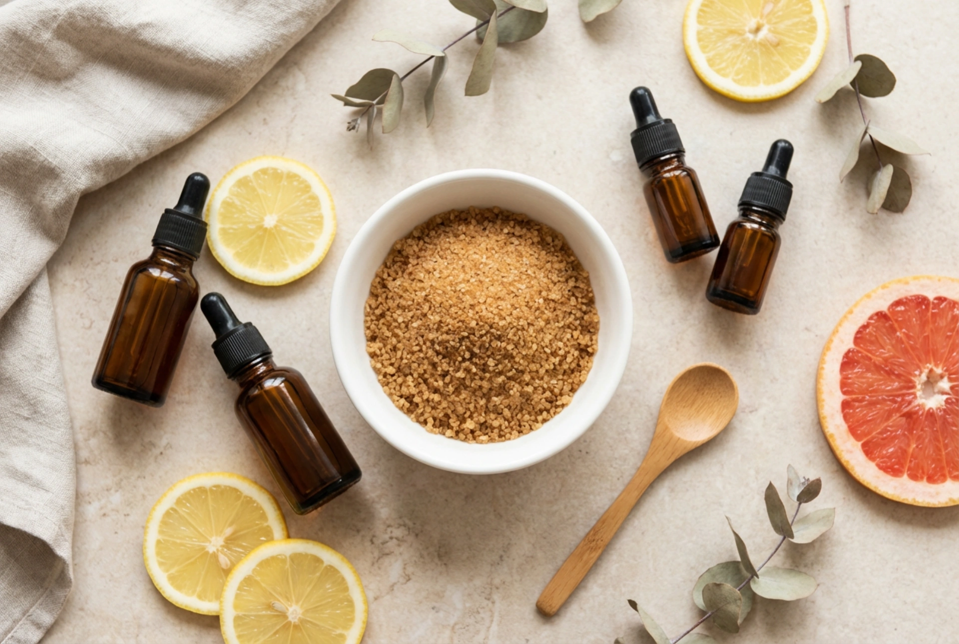 Gommage au sucre maison : proportions éprouvées et ajouts parfumés