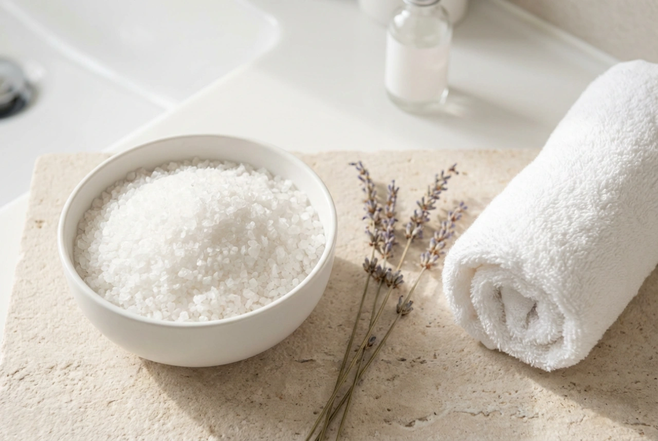 Sel d'Epsom pour un bain spa à la maison : utilisation et associations