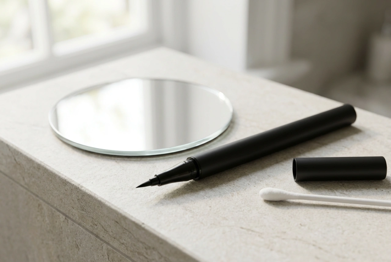Eyeliner feutre pour débutants : traits simples et astuces pour une symétrie parfaite