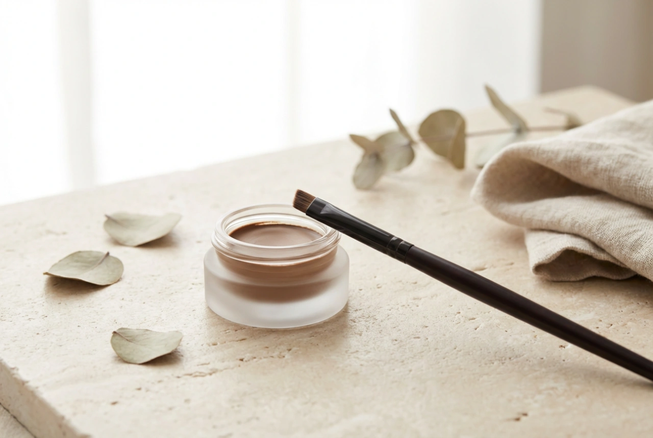 Pommade à sourcils : remplissage précis et tenue longue durée