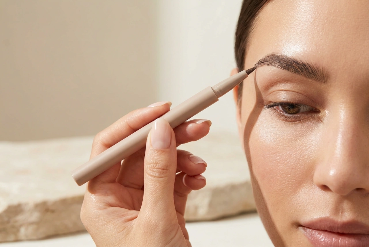 Feutre à sourcils : la technique du poil par poil et la correction de l'arcade sourcilière