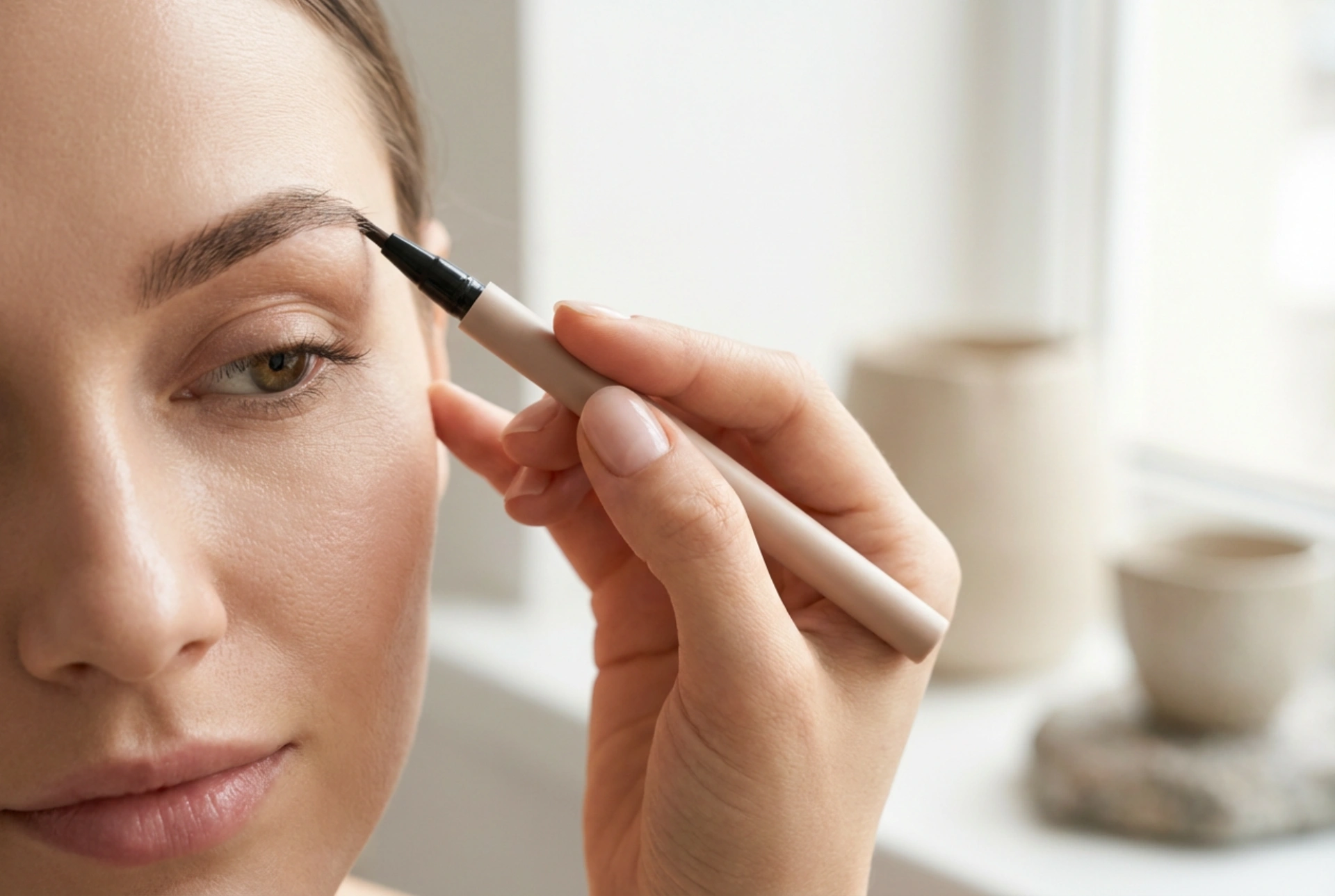 Feutre à sourcils : la technique poil à poil pour un remplissage naturel
