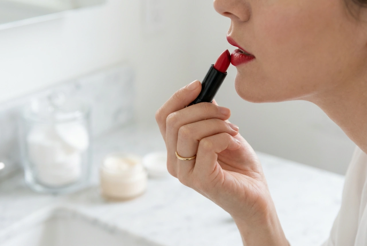 Rouge à lèvres rouge : comment choisir la nuance et l'appliquer avec précision