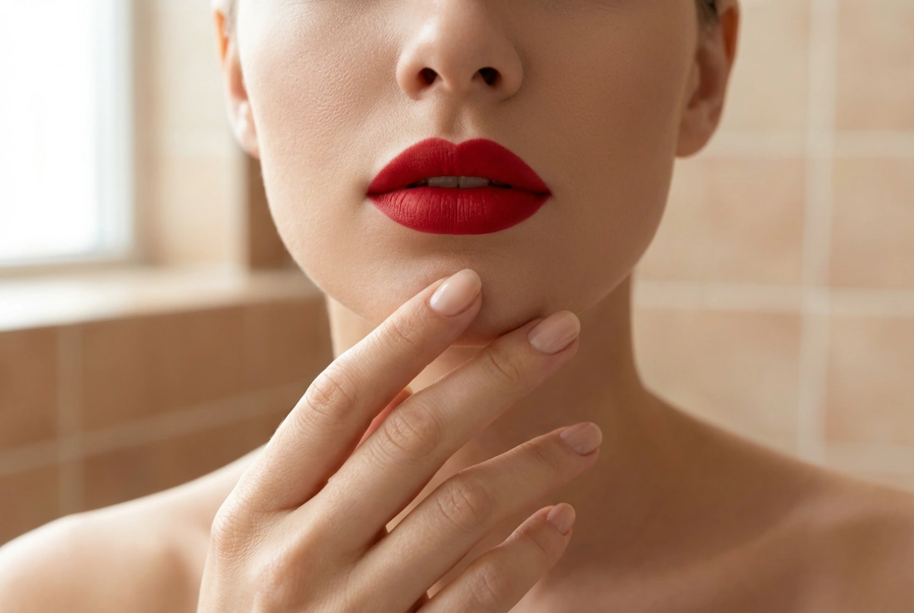 Rouge à lèvres rouge étape par étape : préparation, contour et tenue