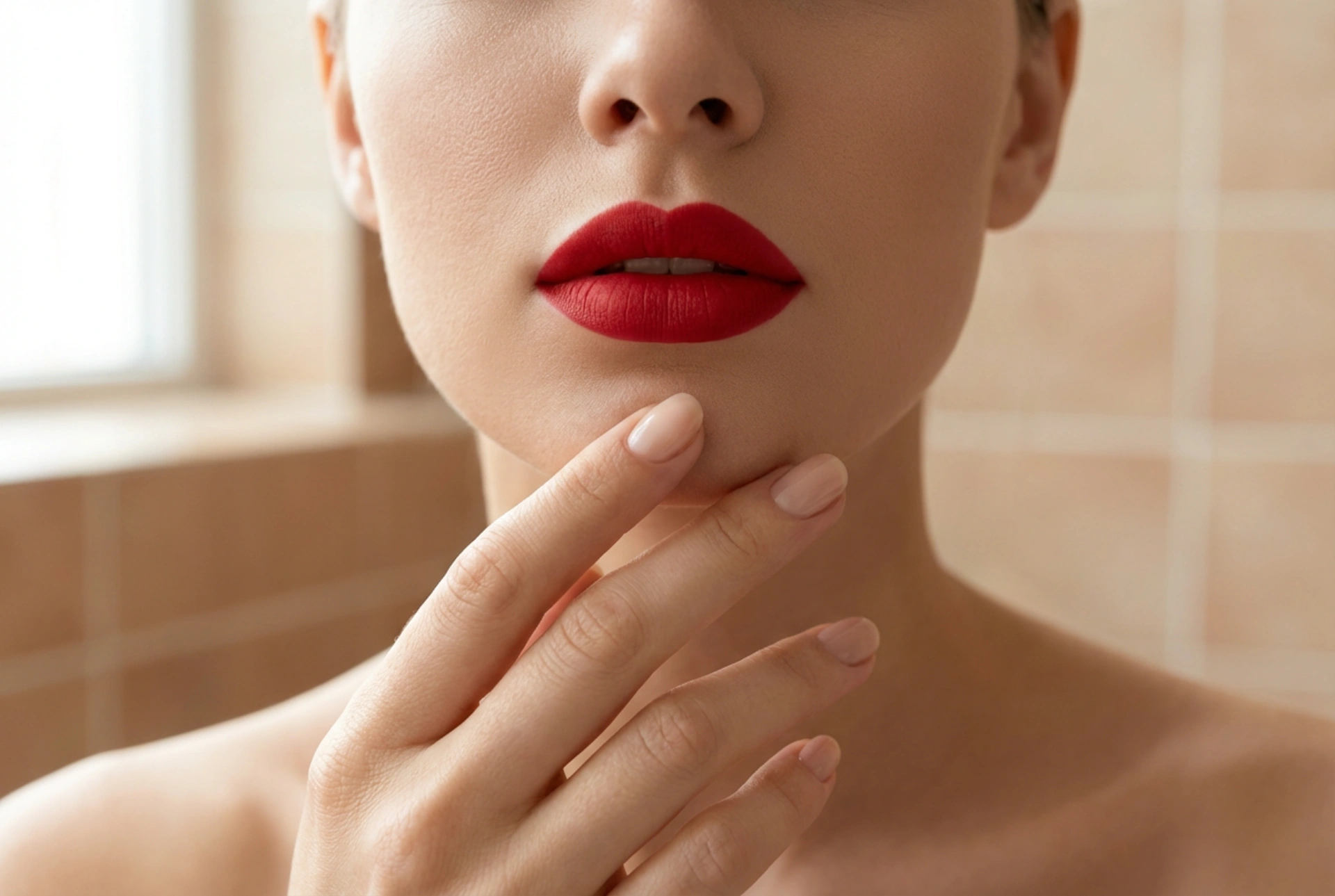 Rouge à lèvres rouge étape par étape : préparation, contour et tenue